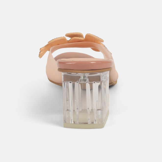 Mochi Women Peach Party Slip Ons (SKU: 40-800307-80-37)