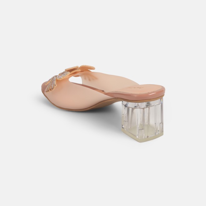 Mochi Women Peach Party Slip Ons (SKU: 40-800307-80-37)