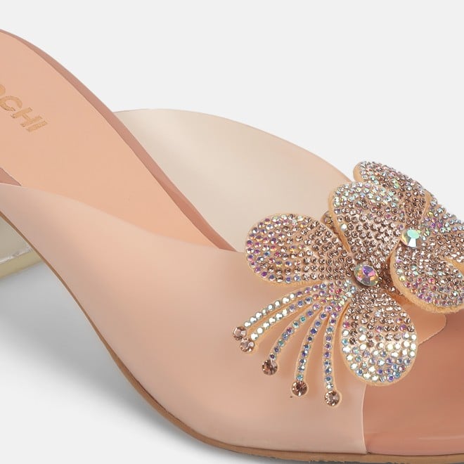 Mochi Women Peach Party Slip Ons (SKU: 40-800307-80-37)