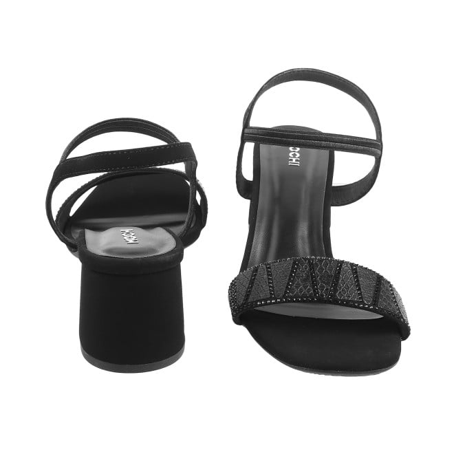 Mochi Women Black Party Sandals (SKU: 40-900122-11-36)