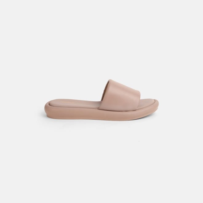 Mochi Women Peach Casual Slip Ons (SKU: 41-139-80-36)