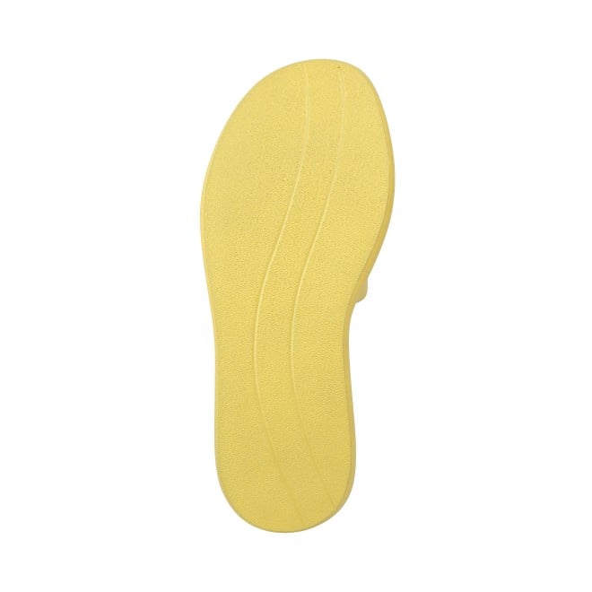 Mochi Women Yellow Casual Slip Ons (SKU: 41-139-33-36)