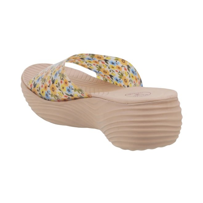 Mochi Women Beige Casual Sandals (SKU: 41-145L-20-42)