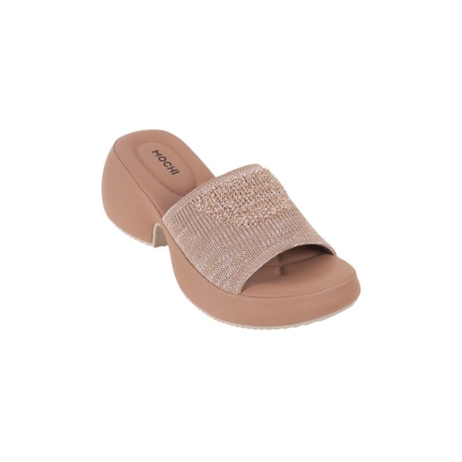 Mochi Women Khaki Casual Mules (SKU: 41-153-62-36)