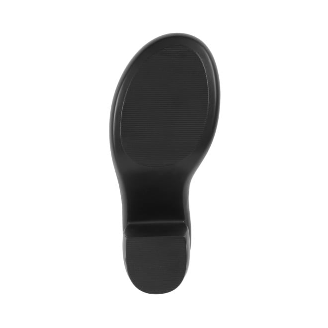 Mochi Women Black Casual Mules (SKU: 41-160-11-37)