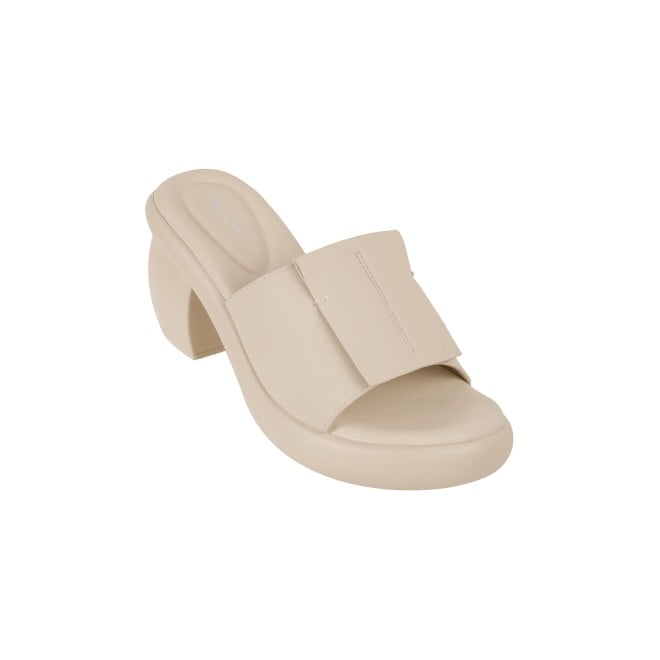 Mochi Women Beige Casual Mules (SKU: 41-160-20-37)