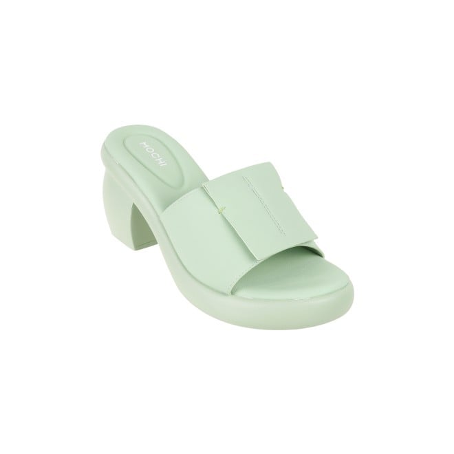 Mochi Women Green Casual Mules (SKU: 41-160-21-36)