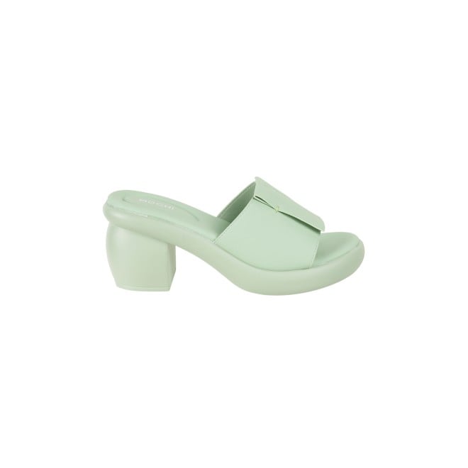 Mochi Women Green Casual Mules (SKU: 41-160-21-36)