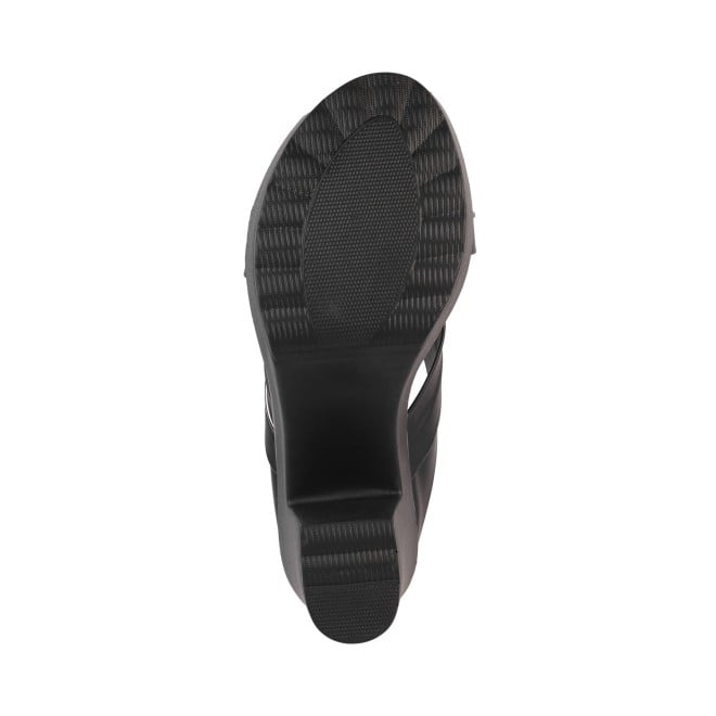 Mochi Women Black Casual Slip-Ons (SKU: 41-163-11-36)