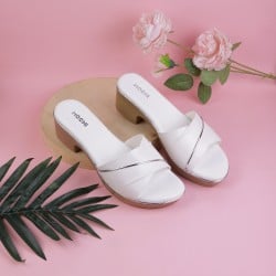 Women White Casual Slip Ons