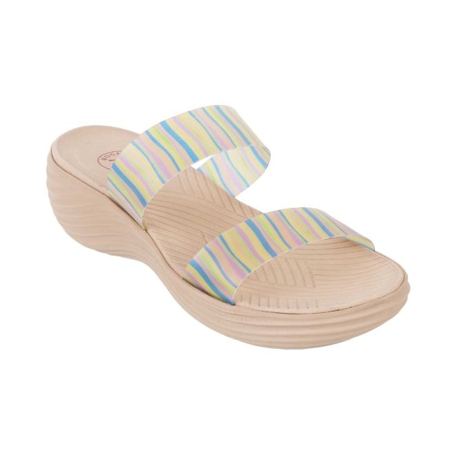 Mochi Women Beige Casual Slip Ons (SKU: 41-171-20-36)