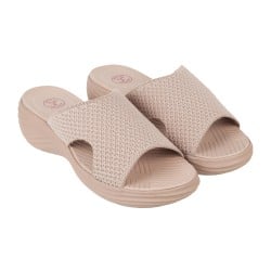 Women Beige Casual Slip Ons