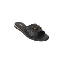 Women Black Casual Slip Ons