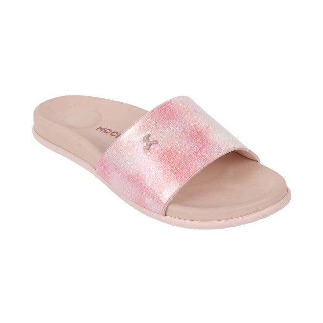 Mochi Women Pink Casual Slippers (SKU: 41-201-24-36)