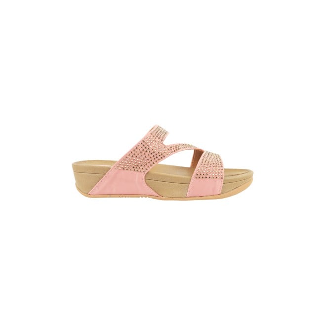 Mochi Women Rose-Gold Casual Slip Ons (SKU: 41-226-52-36)