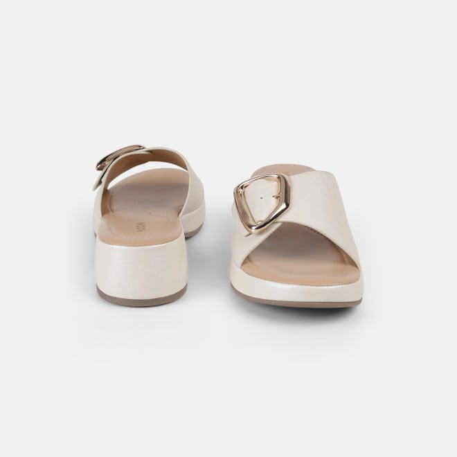 Mochi Women Off-white Casual Slip Ons (SKU: 41-228-66-36)