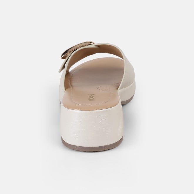 Mochi Women Off-white Casual Slip Ons (SKU: 41-228-66-36)