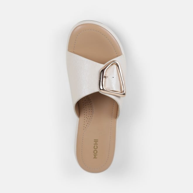Mochi Women Off-white Casual Slip Ons (SKU: 41-228-66-36)