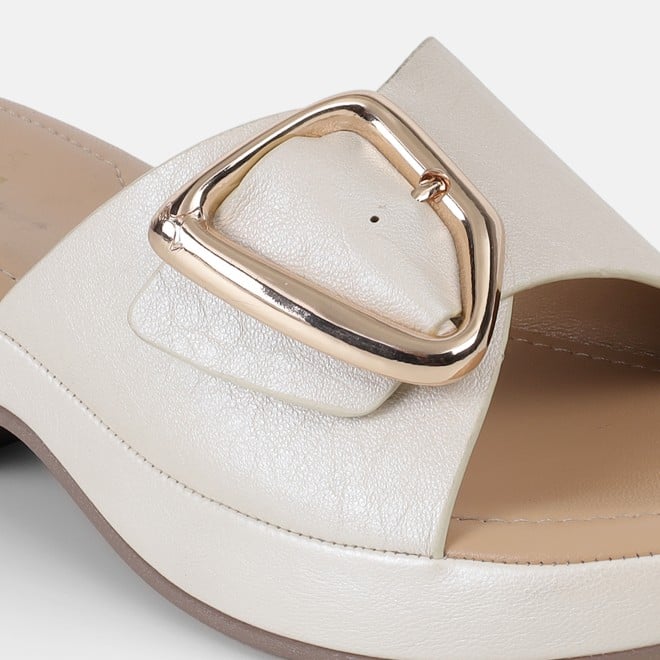Mochi Women Off-white Casual Slip Ons (SKU: 41-228-66-36)