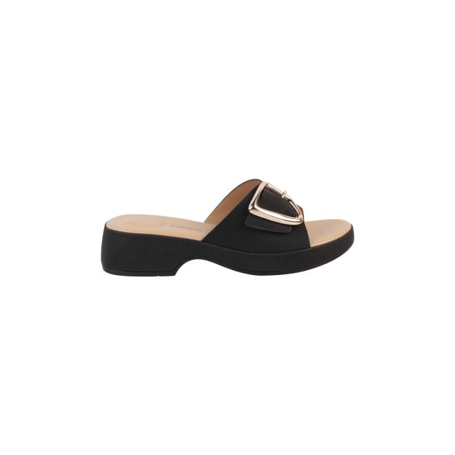 Mochi Women Black Casual Slip Ons (SKU: 41-228-11-36)