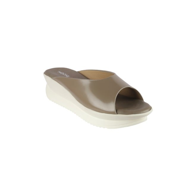 Mochi Women Beige Casual Mules (SKU: 41-235-89-36)