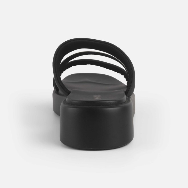 Mochi Women Black Casual Slip Ons (SKU: 41-245-11-36)