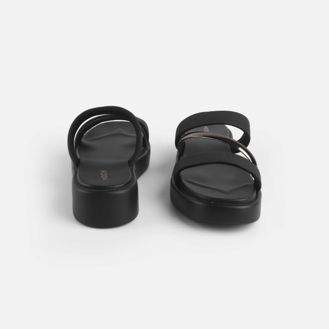 Mochi Women Black Casual Slip Ons (SKU: 41-245-11-36)