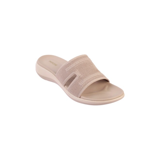 Mochi Women Beige Casual Slip Ons (SKU: 41-257-20-36)