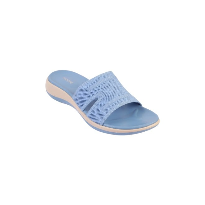 Mochi Women Light-blue Casual Slip Ons (SKU: 41-257-32-36)