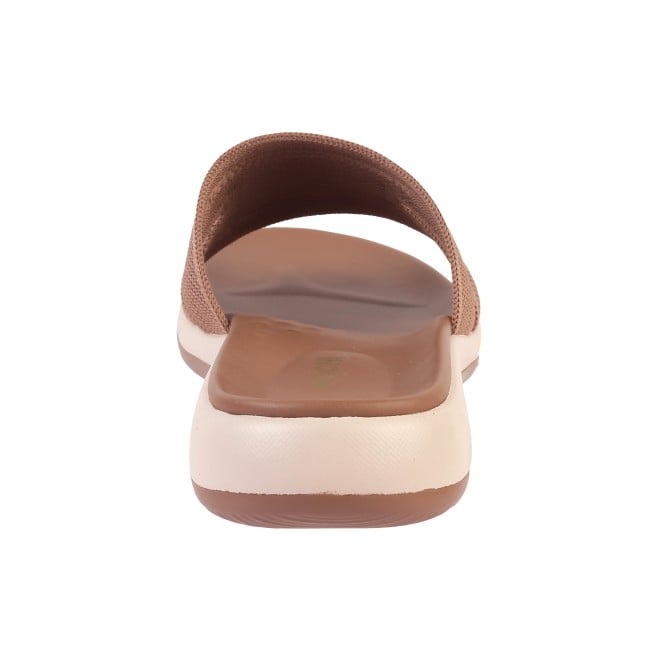 Mochi Women Tan Casual Slip Ons (SKU: 41-257-23-36)