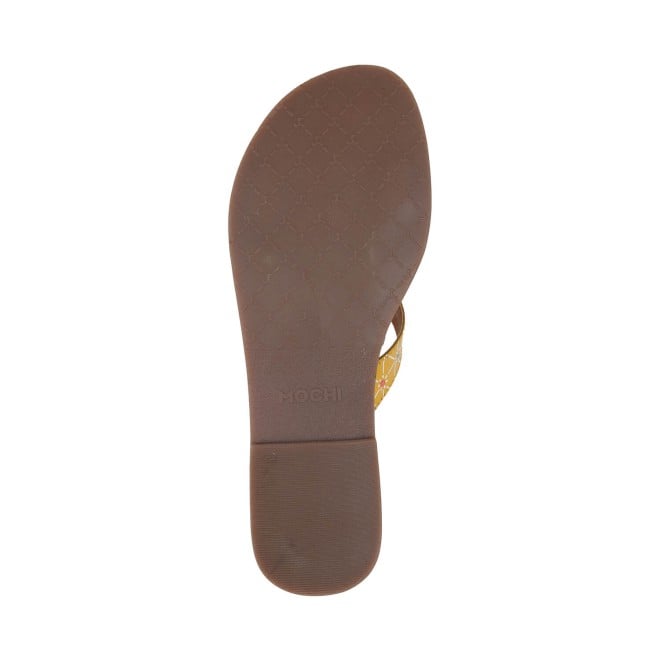 Mochi Women Yellow Casual Sandals (SKU: 41-259-33-36)