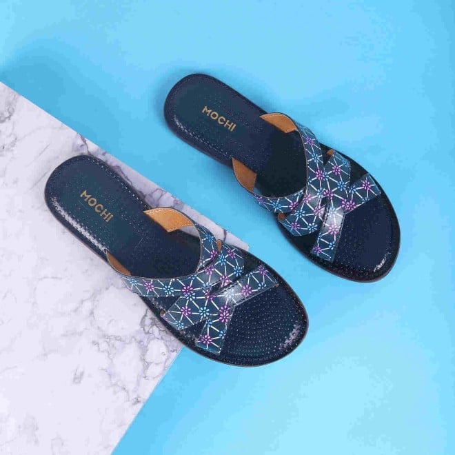 Mochi Women Blue Casual Sandals (SKU: 41-259-45-36)