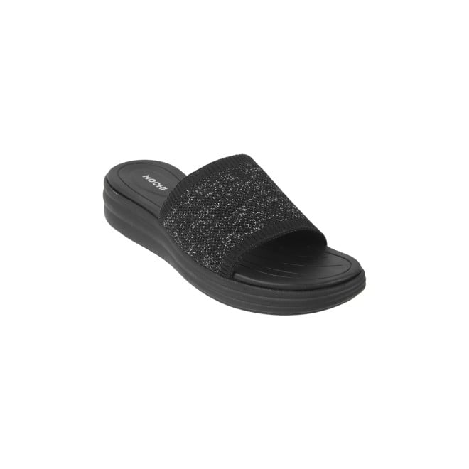 Mochi Women Black Casual Slides (SKU: 41-263-11-36)