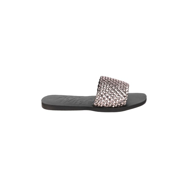 Mochi Women Gun-metal Casual Mules (SKU: 41-273-29-36)