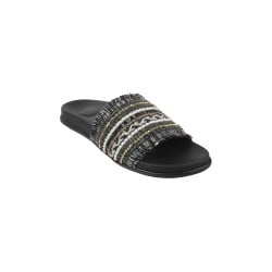 Women Black Casual Slippers