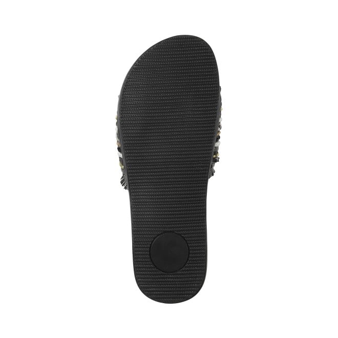 Mochi Women Black Casual Slippers (SKU: 41-275-11-36)