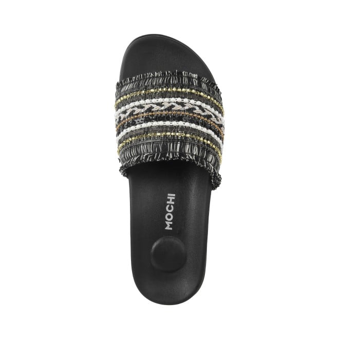 Mochi Women Black Casual Slippers (SKU: 41-275-11-36)