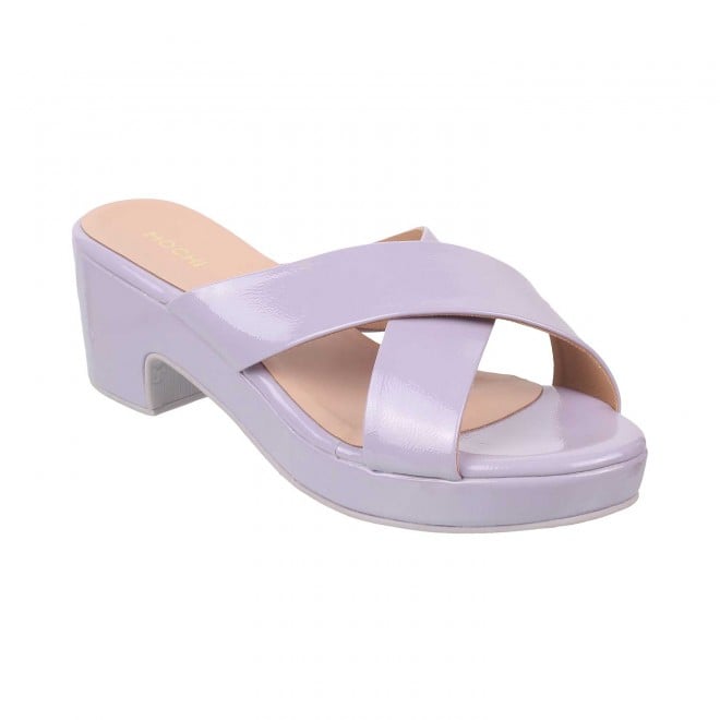 Mochi Women Purple Casual Sandals