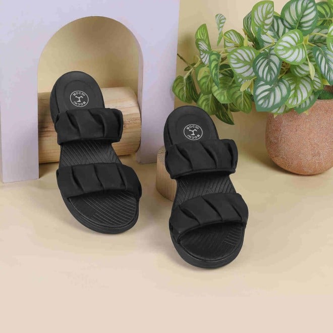 Mochi Women Black Casual Mules (SKU: 41-282-11-36)