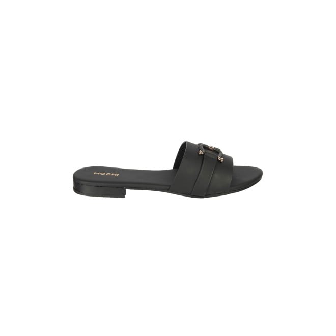 Mochi Women Black Casual Slides (SKU: 41-287-11-36)