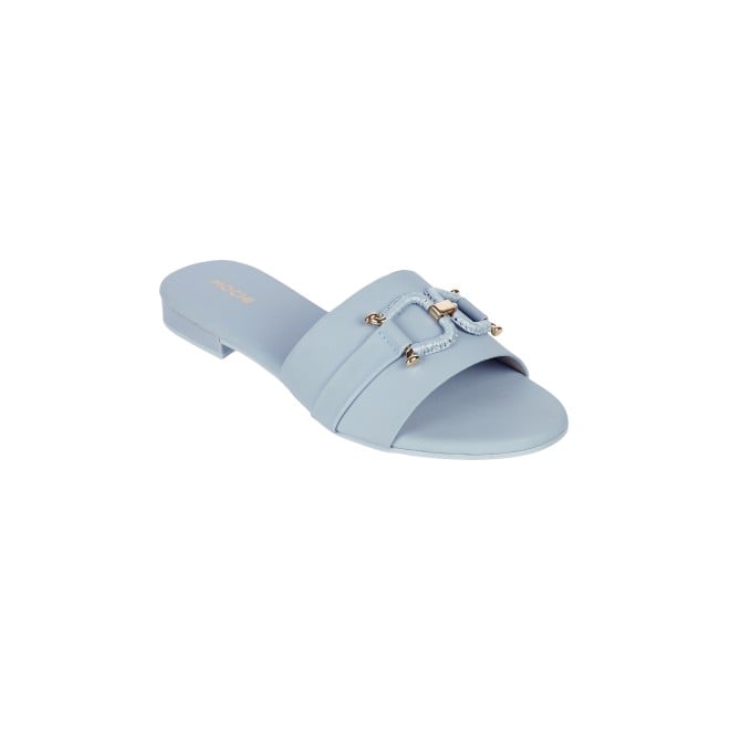 Mochi Women Blue Casual Slides (SKU: 41-287-45-36)