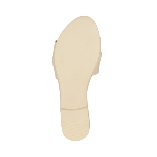 Mochi Women Beige Casual Slides (SKU: 41-287-20-36)