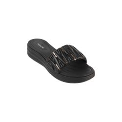 Women Black Casual Slip Ons