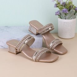 Women Rose-gold Casual Pumps