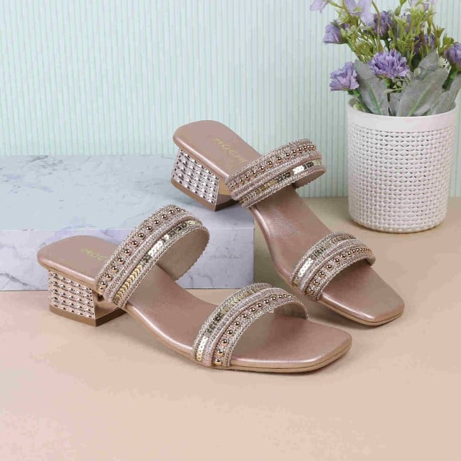 Mochi Women Rose-gold Casual Pumps (SKU: 41-315-52-36)