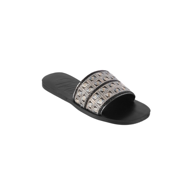 Mochi Women Black Casual Sandals (SKU: 41-322-11-36)