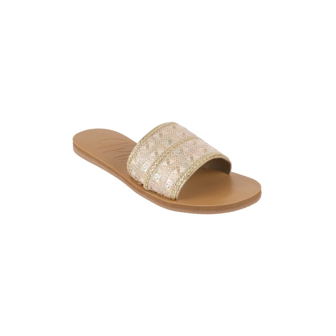 Mochi Women Gold Casual Sandals (SKU: 41-322-15-36)