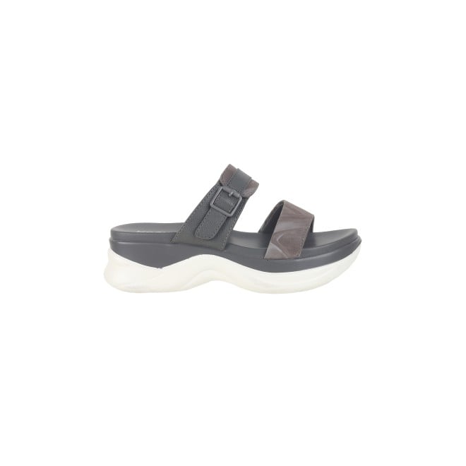 Mochi Women Grey Casual Slip Ons (SKU: 41-326-14-36)