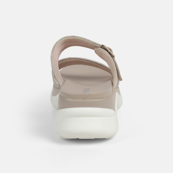 Mochi Women Beige Casual Slip Ons (SKU: 41-326-20-36)