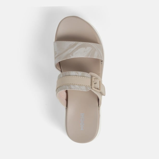 Mochi Women Beige Casual Slip Ons (SKU: 41-326-20-36)